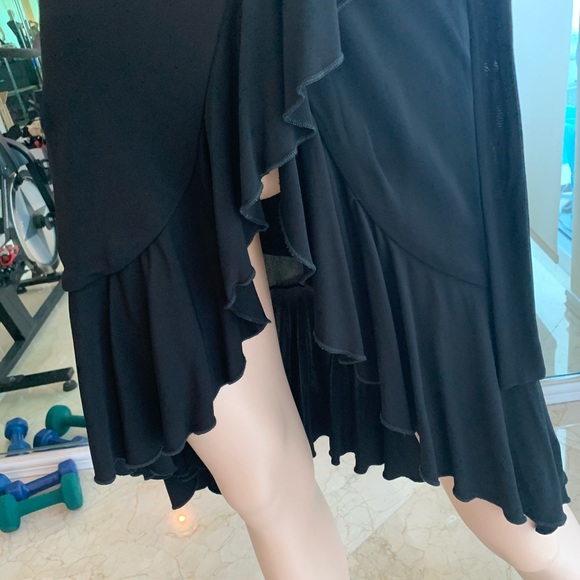 BEBE sexy capped sleeve wrap dress - Picture 12 of 14